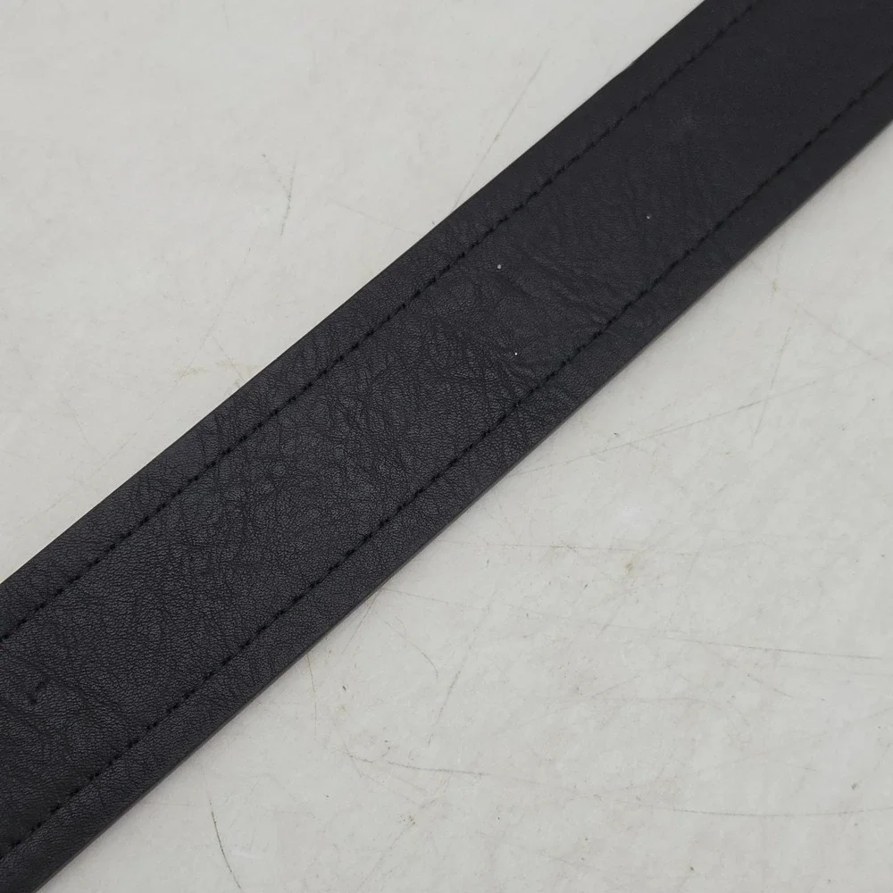 Structure Belt Brown Black Reversible Syn Leather Mens 34-36 Gunmetal Buckle New